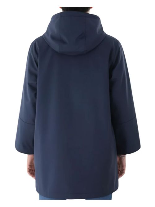 Giaccone donna in tessuto tecnico colore blu PEOPLE OF SHIBUYA | ATENA PM149790